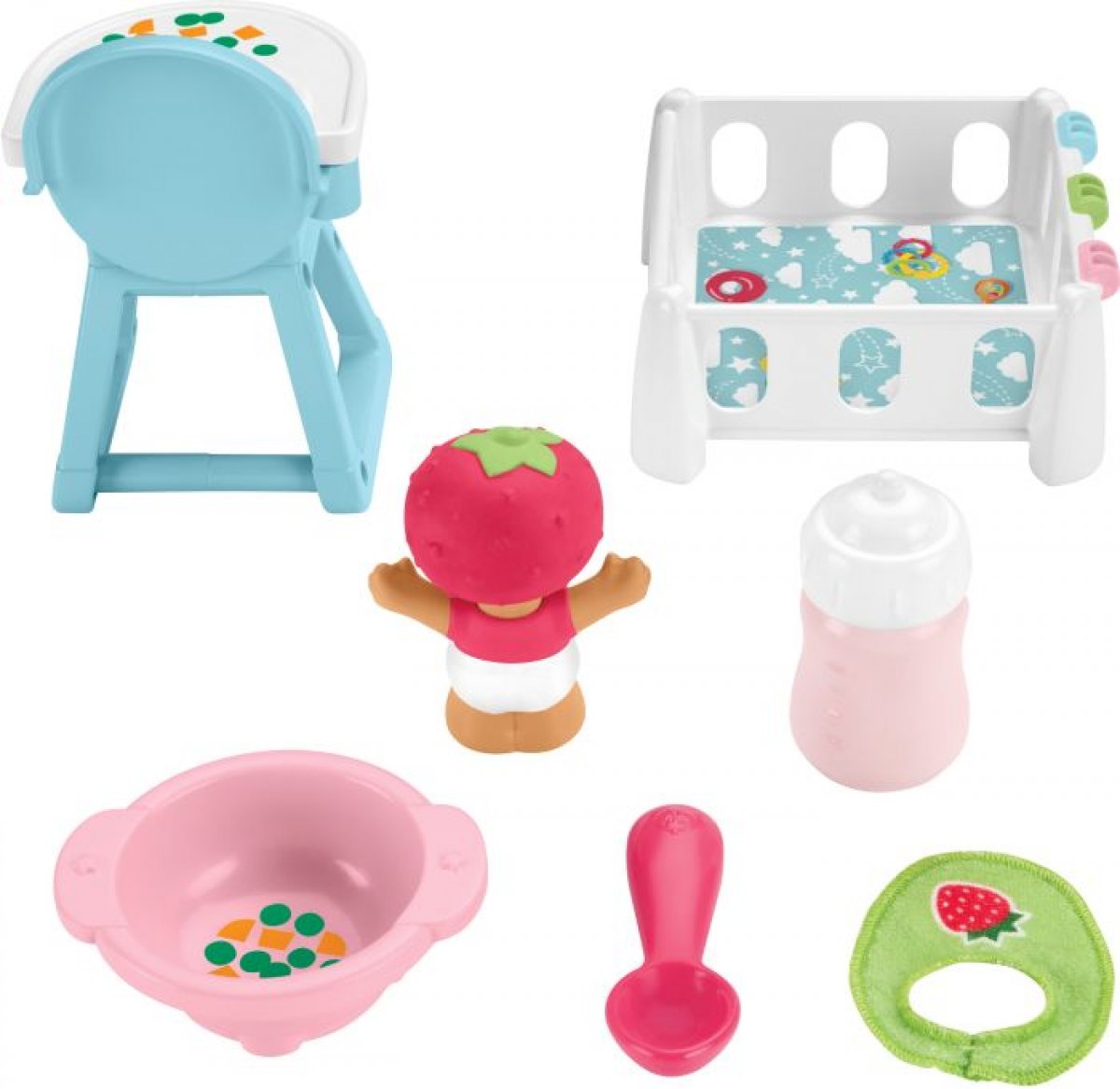 Fisher Price Little People Spielset Essen & Schlafset