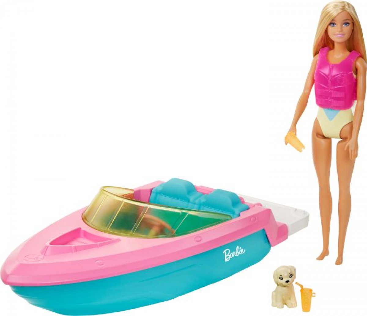 Barbie Boot mit Puppe