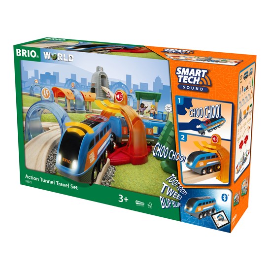 Brio Smart Tech Tunnel - Reisezug - Set 33.972