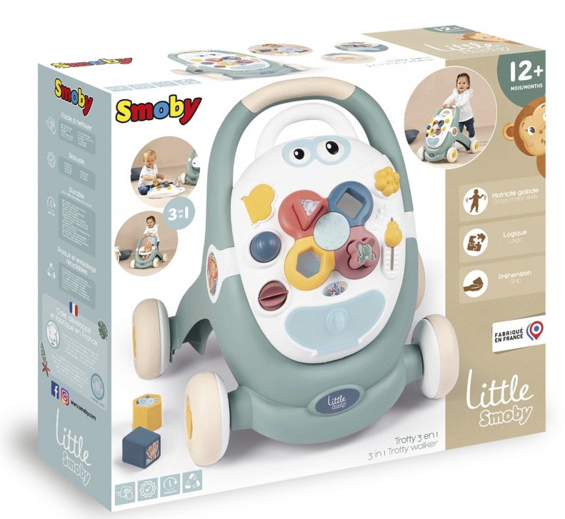 Little Smoby 3-in-1 Lauflernwagen