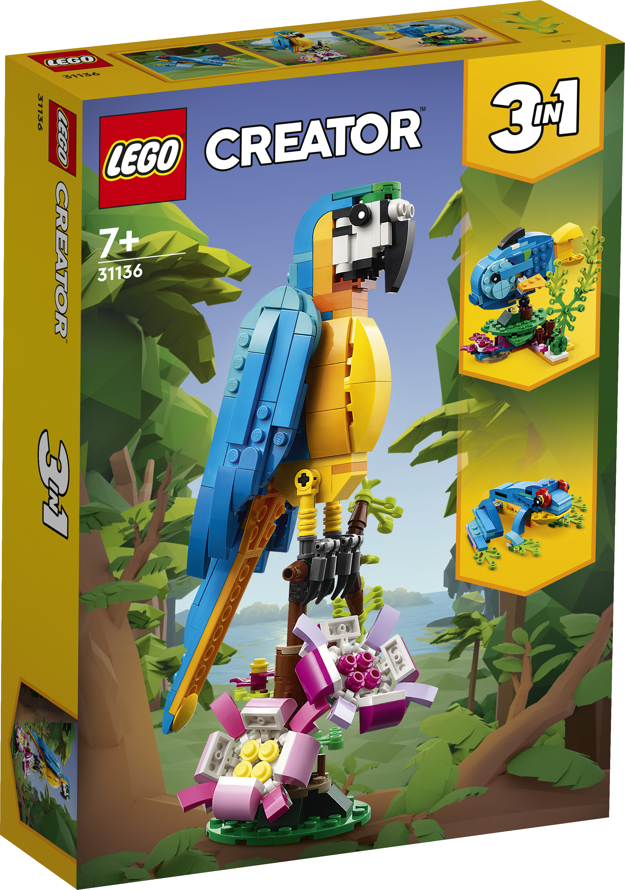 LEGO Creator Exotischer Papagei 31136