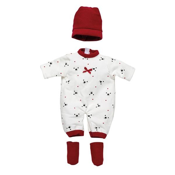 Llorens Pyjamaset mit Mütze 42cm