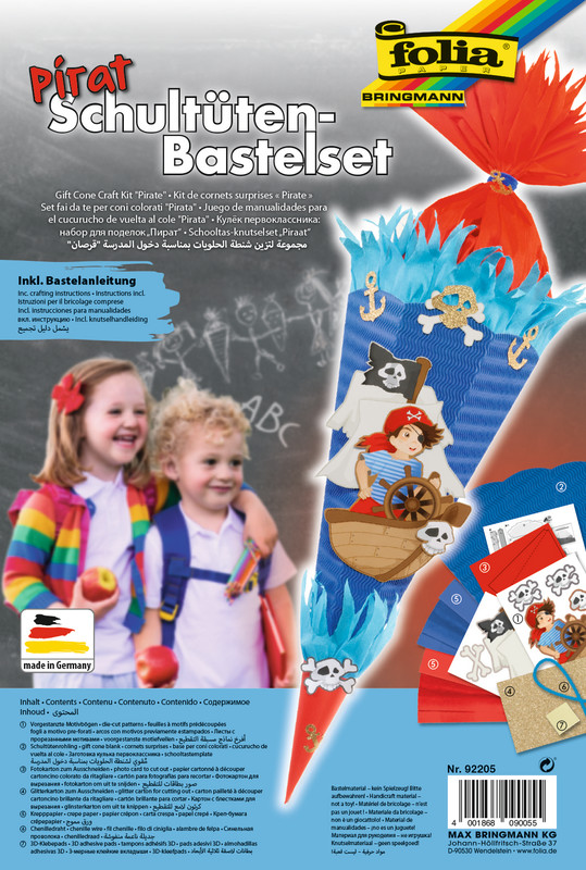 Folia Schultüten-Bastelset Pirat