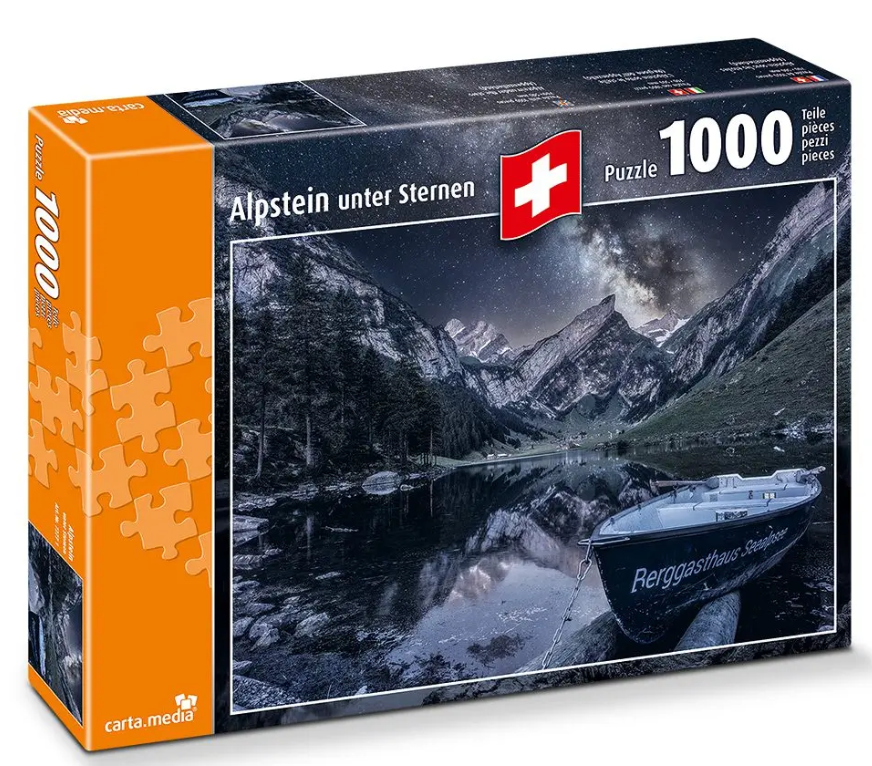 Puzzle Alpstein unter Sternen 1000 Teile