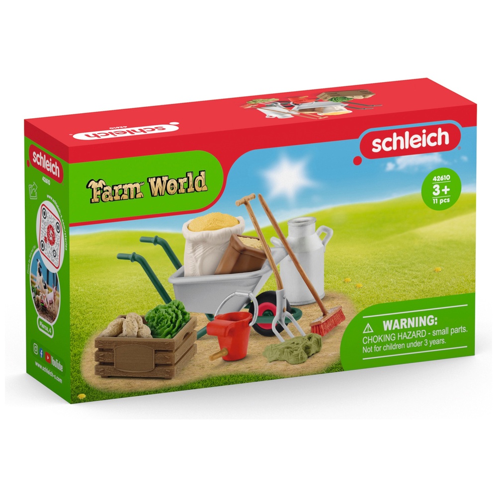 Schleich Farm World Stallpflege Zubehör 42610