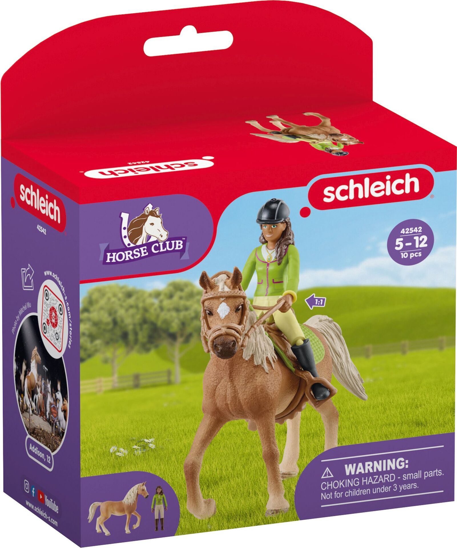 SCHLEICH Horse Club 42542 Horse Club Sarah & Mystery