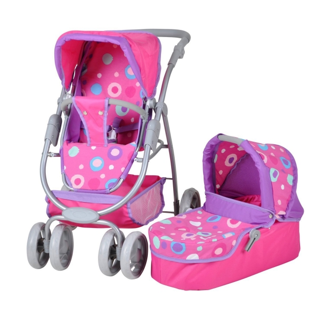 Kombi Puppenwagen - Coco Pink Splash