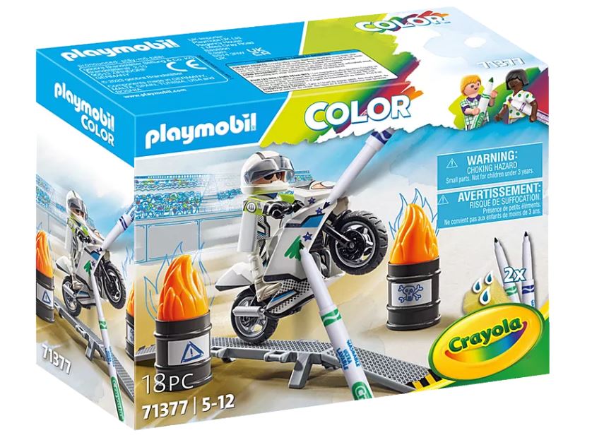 PLAYMOBIL Color Motorrad 71377