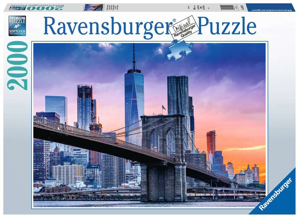 Puzzle 2000 Teile Von Brooklyn nach Manhatten  16.011