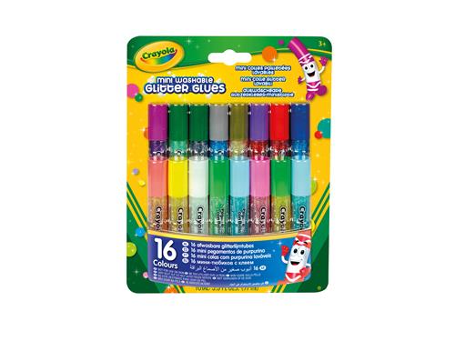 Crayola 16 Glitzer Klebstifte