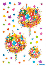 Herma Sticker Magic Blumenliebe, jewel