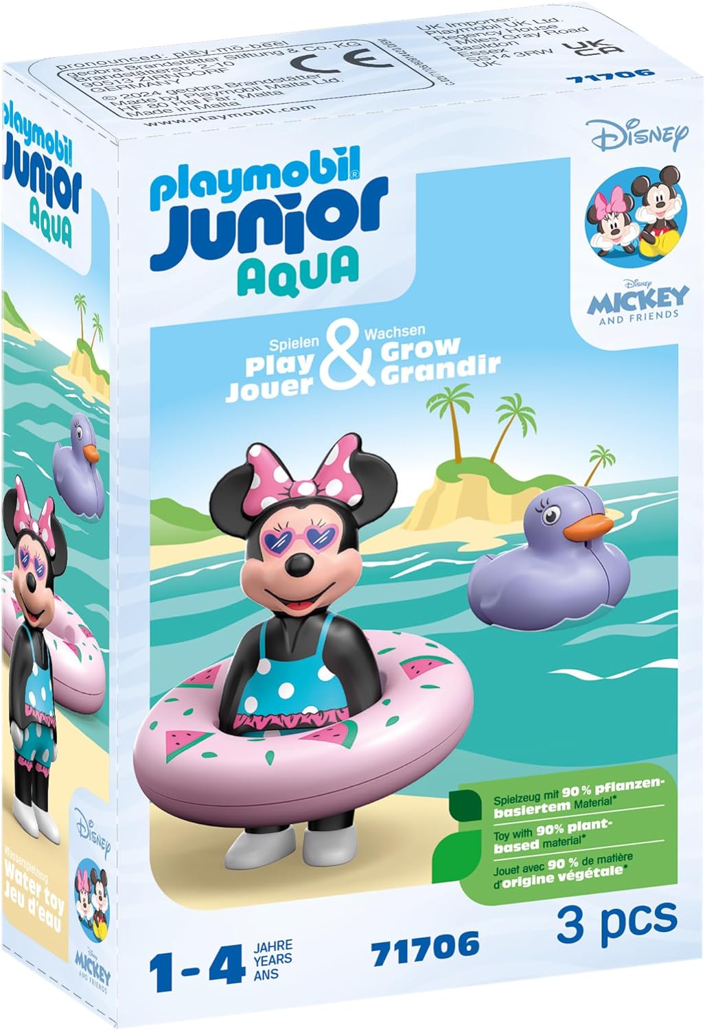 PLAYMOBIL JUNIOR & Disney: Minnie Maus' Strandausflug