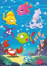 Herma Sticker Magic Sea Animals