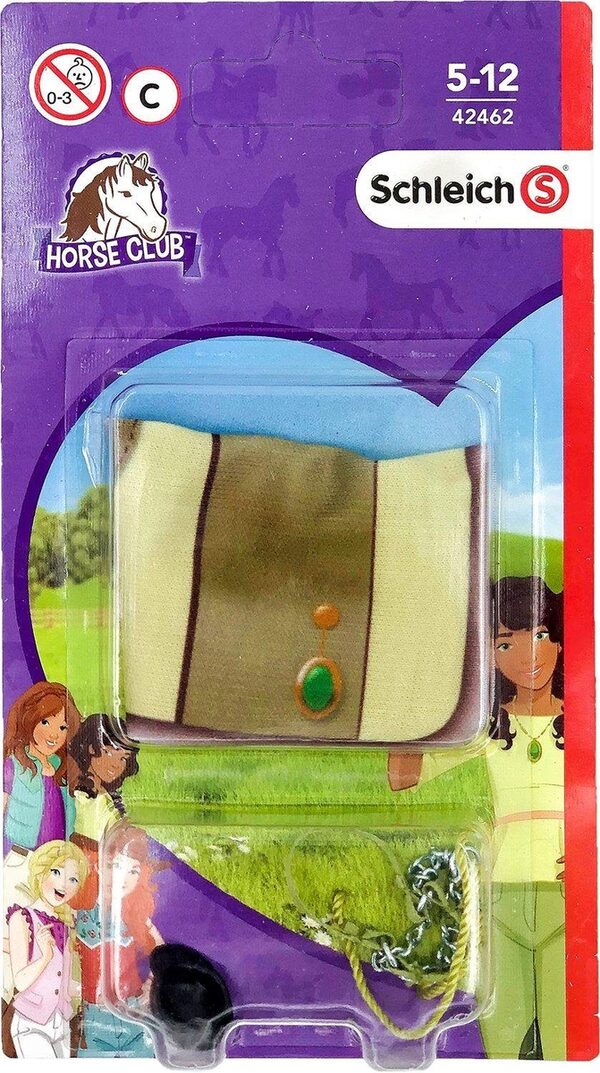 Schleich Horse Club Decke & Halfter, Sarah & Mystery 42462