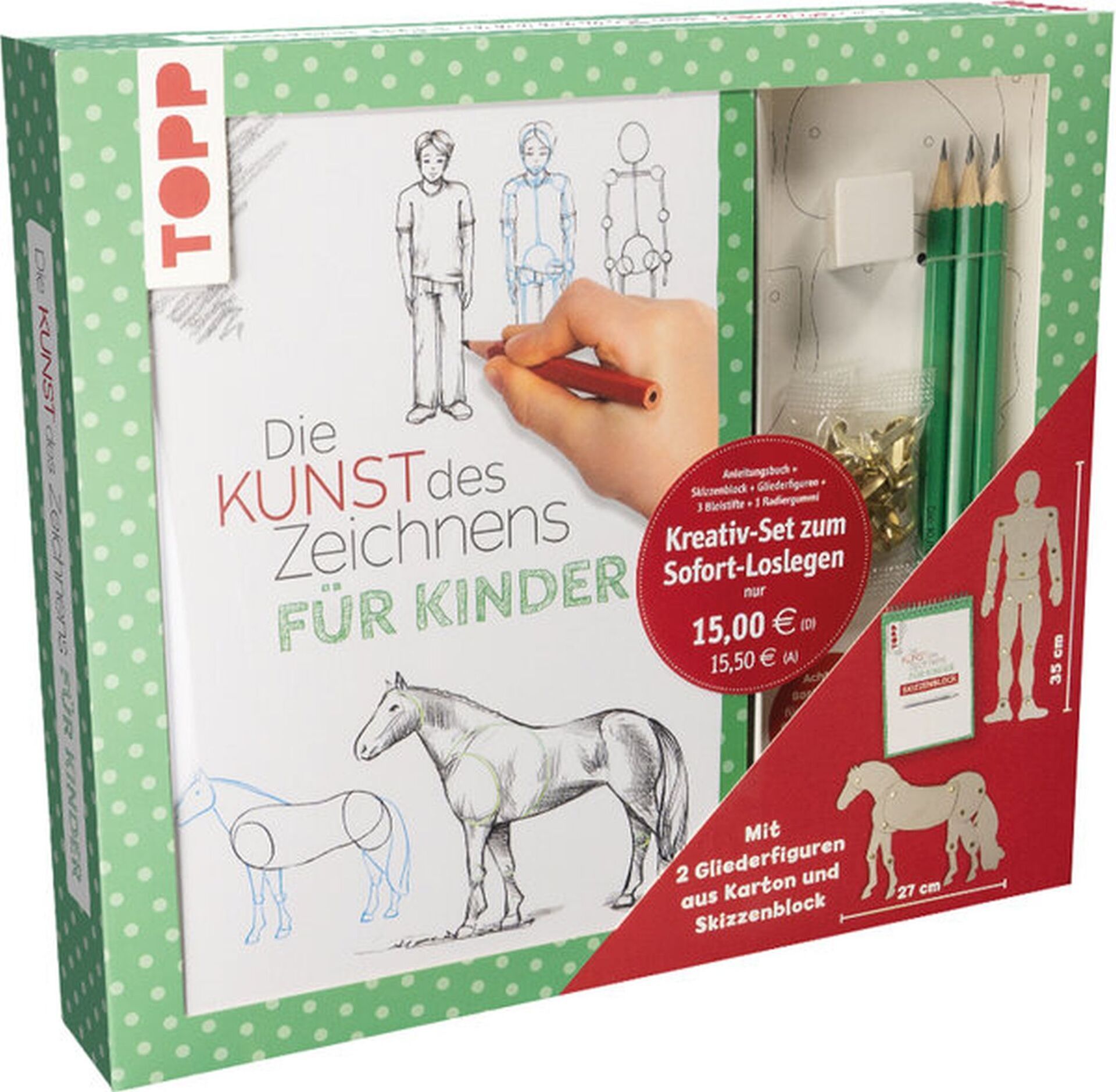 Kreativ-Set Kunst des Zeichnens Kinder