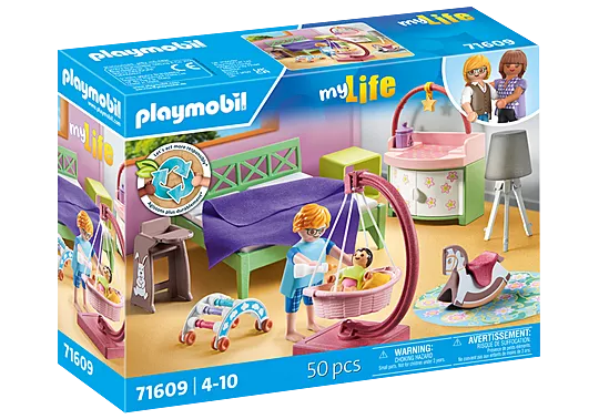 PLAYMOBIL My life Schlafzimmer mit Babyspielecke 71609