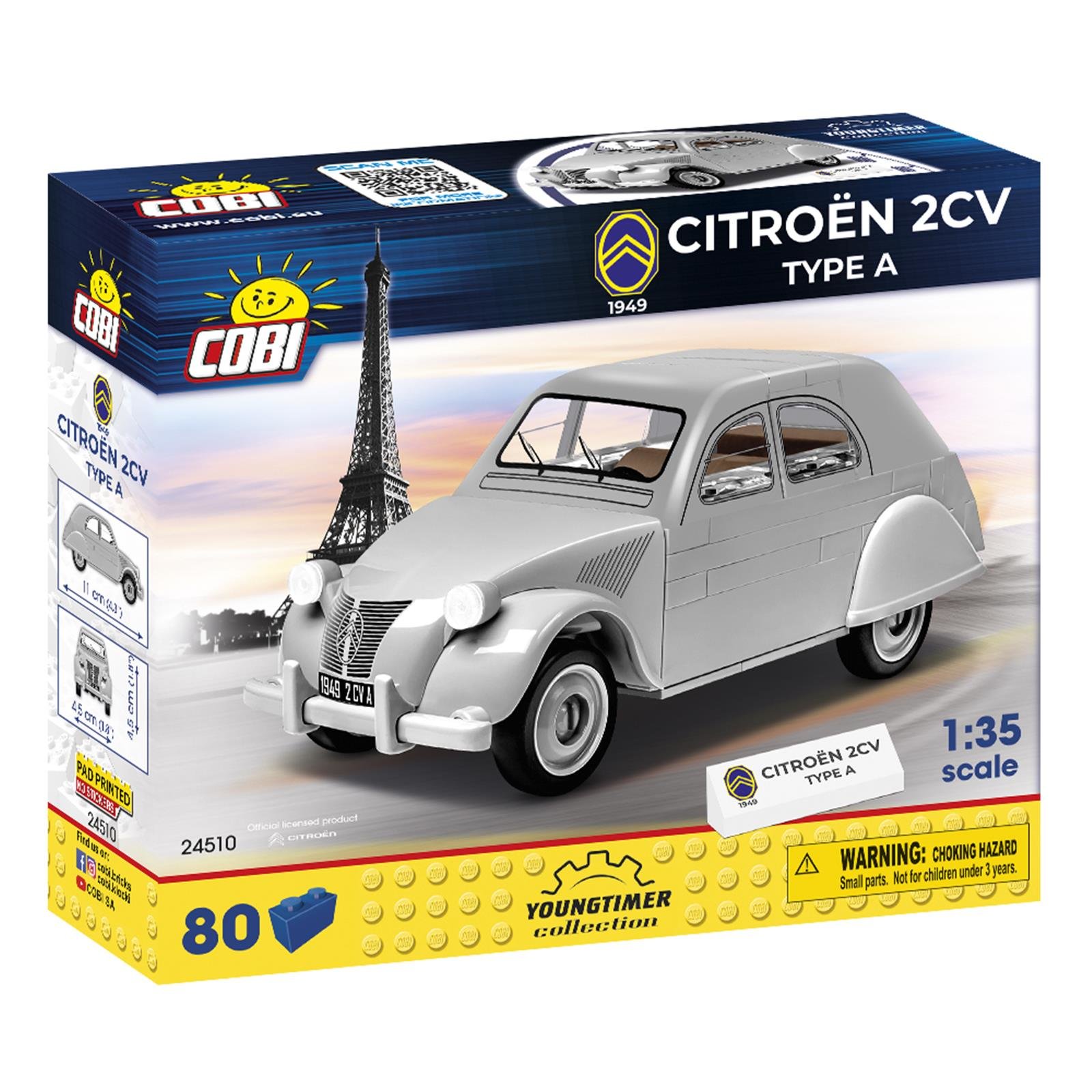 Citroën 2CV type A  80 Teile