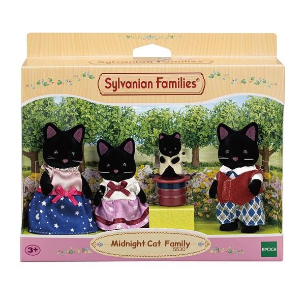 Sylvanian Families Midnight Cat Family