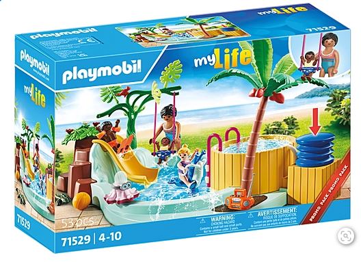 PLAYMOBIL Kinderbecken mit Whirlpool 71529