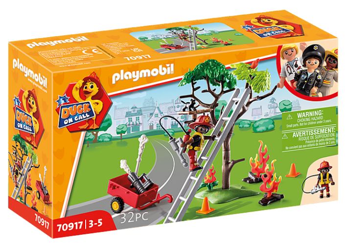 PLAYMOBIL   DUCK ON CALL - Feuerwehr Action. Rette die Katze! 70917