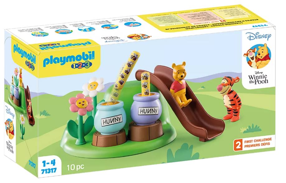 PLAYMOBIL 1.2.3 Disney: Winnies & Tiggers Bienengarten 71317