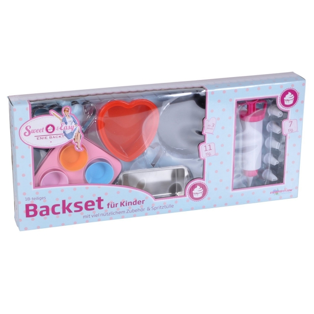 Blech- & Silikon Back-Set 18 teilig