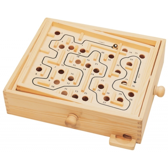 Natural Games Holz Labyrinth 30x25,5 cm