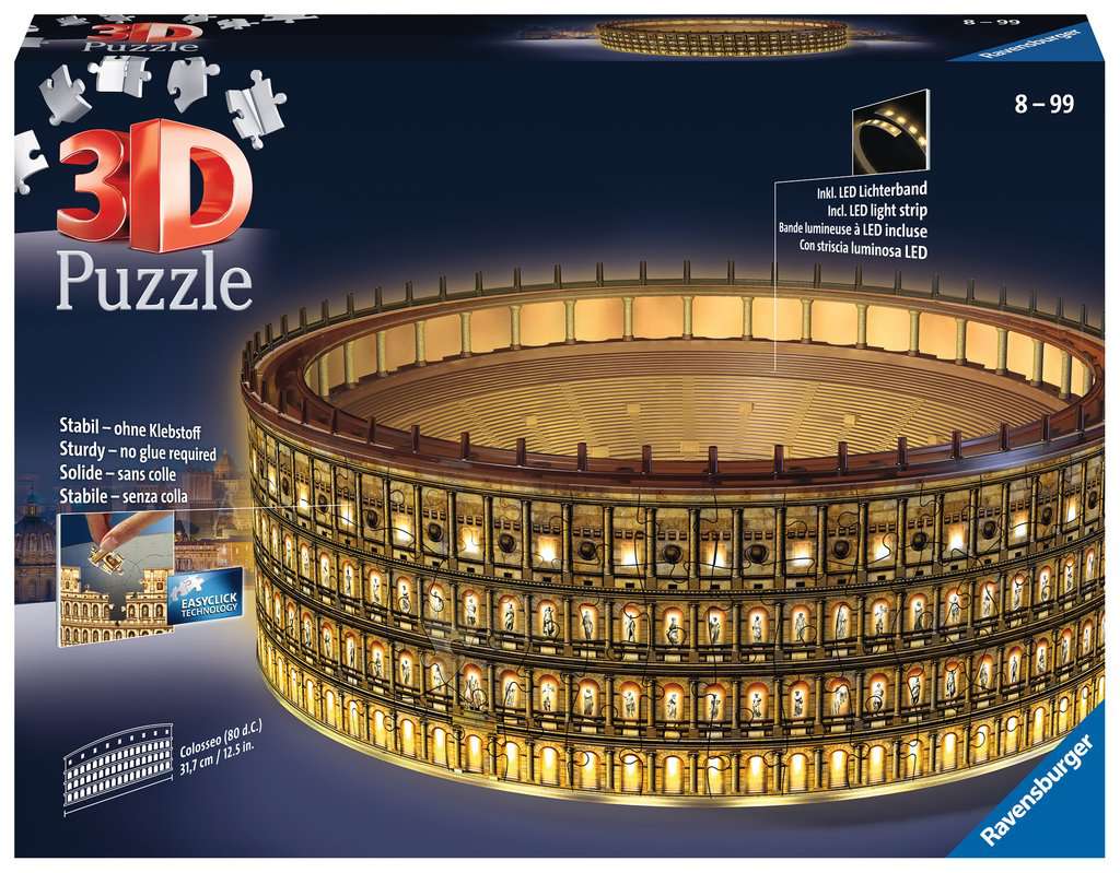 Ravensburger 3D Puzzle Kolosseum bei Nacht 11.148