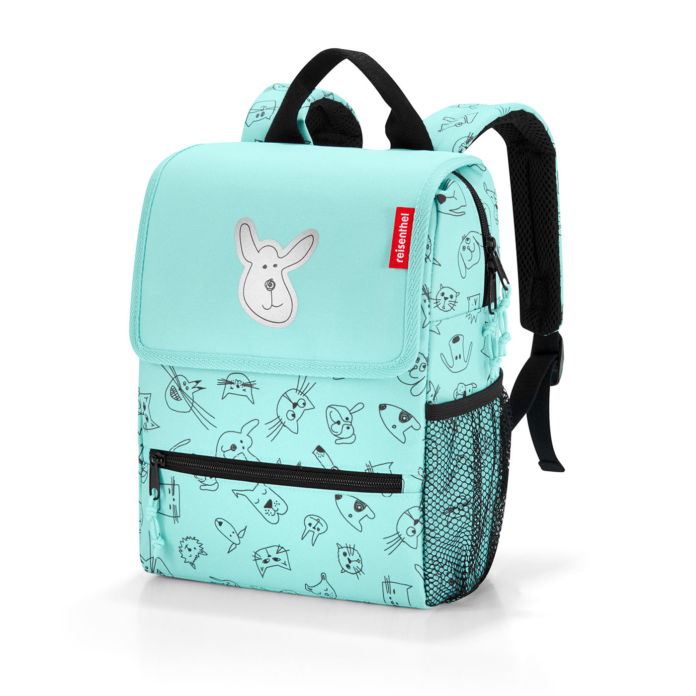 Kindergartenrucksack Cats + Dogs mint