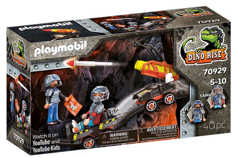 PLAYMOBIL  Dino Mine Raketenkart 70929