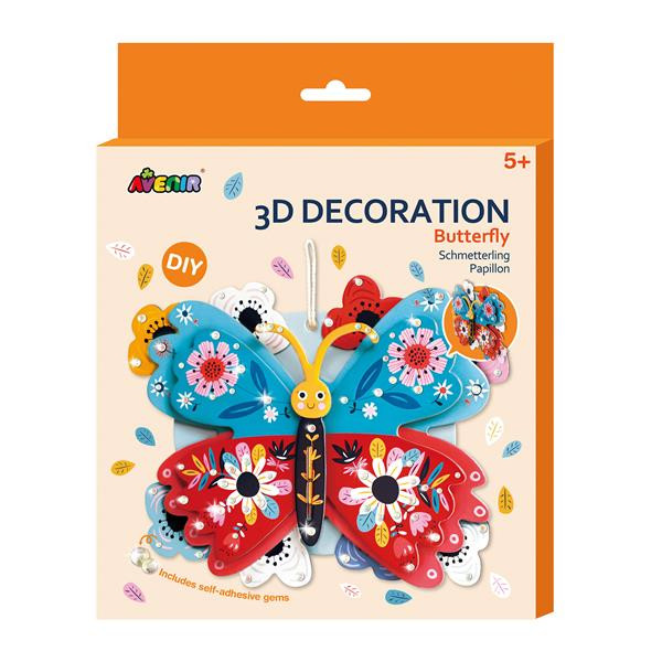 3D Dekoration Schmetterling