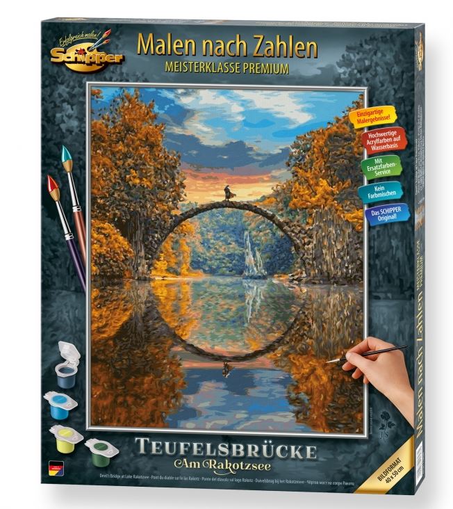 Schipper Teufelsbrücke am Rakotzsee 40x50cm