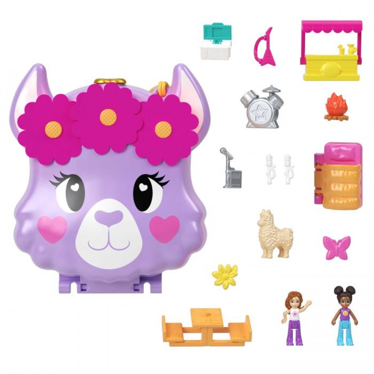 Polly Pocket Llama Camp