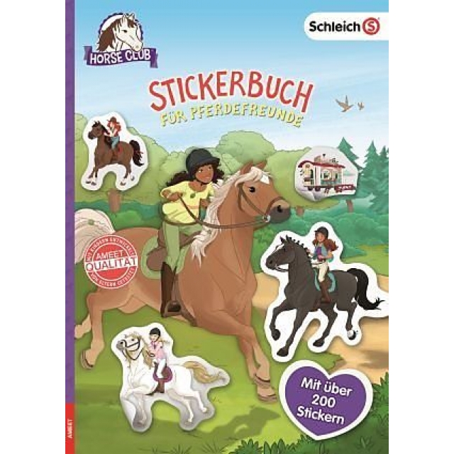 SCHLEICH Horse Club - Stickerbuch für Pferdefreunde