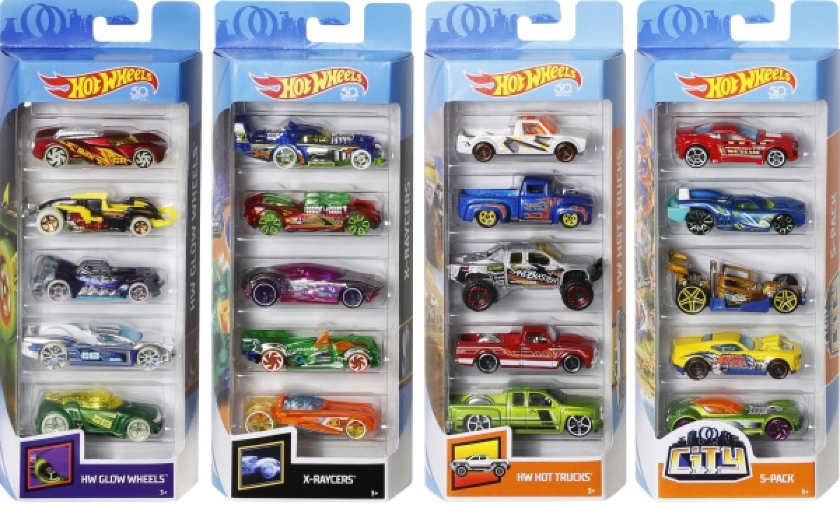 Hot Wheels 5er Fahrzeug - Geschenkset