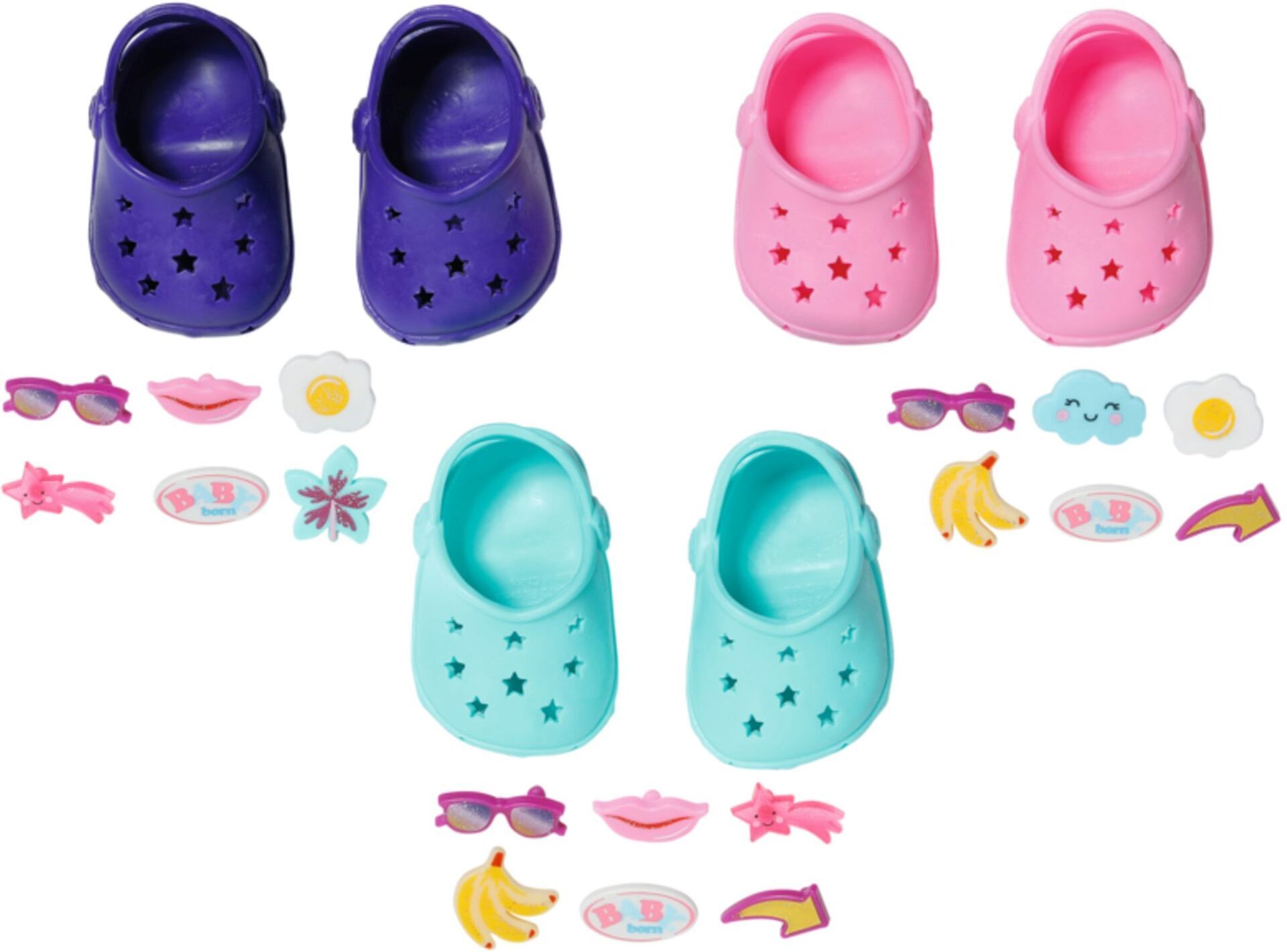 BABY born Schuhe mit Pins 43cm, sortiert