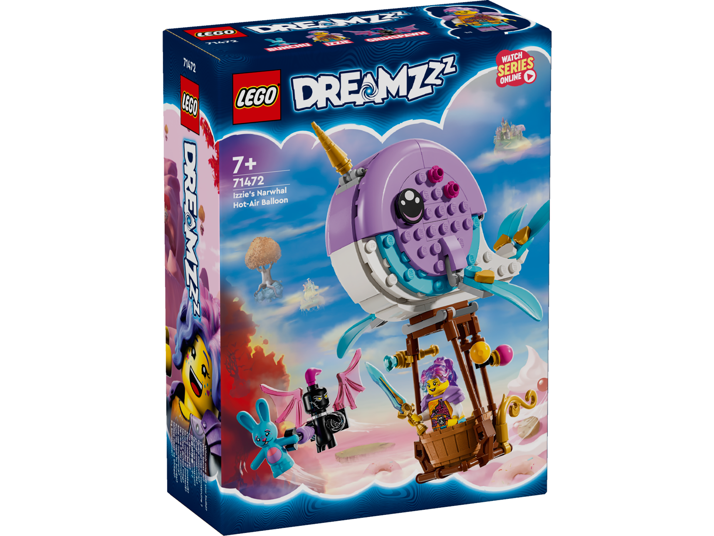 LEGO DREAMZzz Izzies Narwal-Heissluftballon 71472