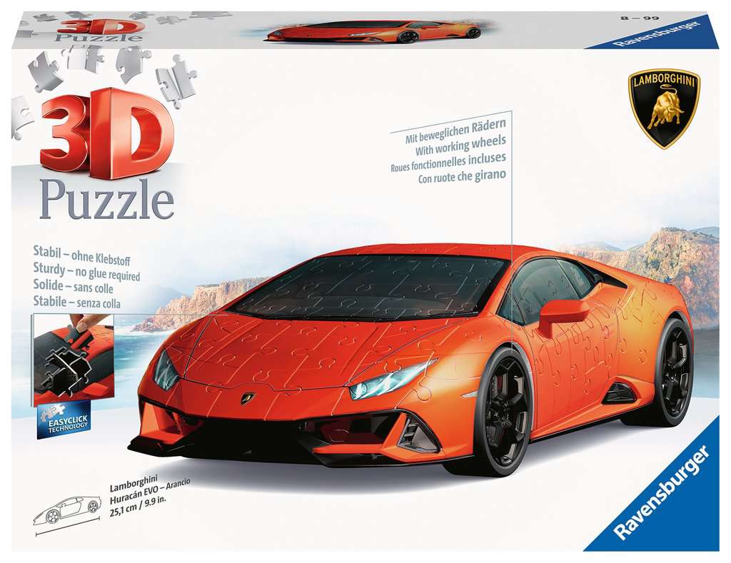 Puzzle  3D Lamborghini Huracan EVO Arancio 11.571