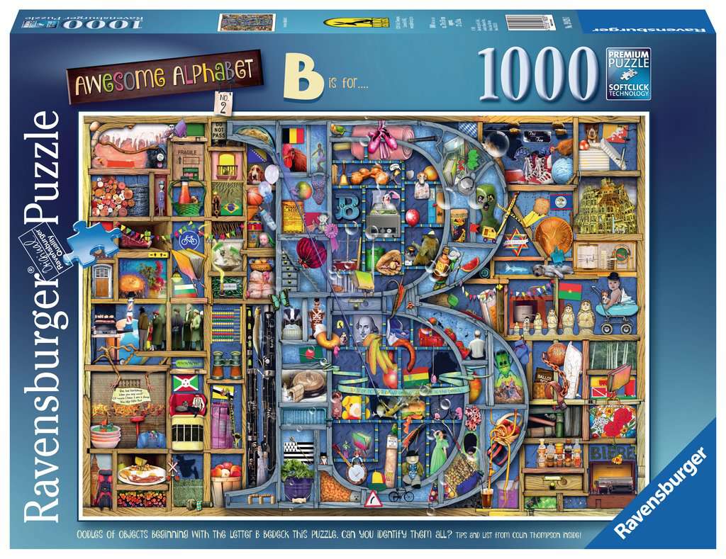 Puzzle 1000 Teile Awesome Alphabet "B"  019.828