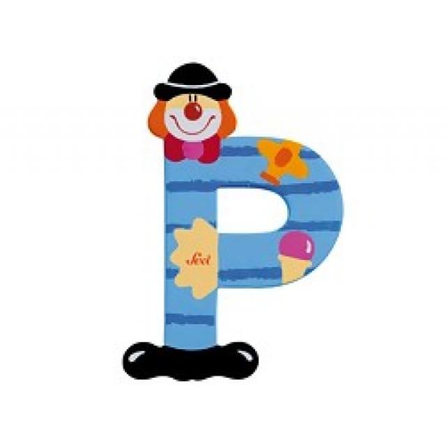 Buchstabe P Clown