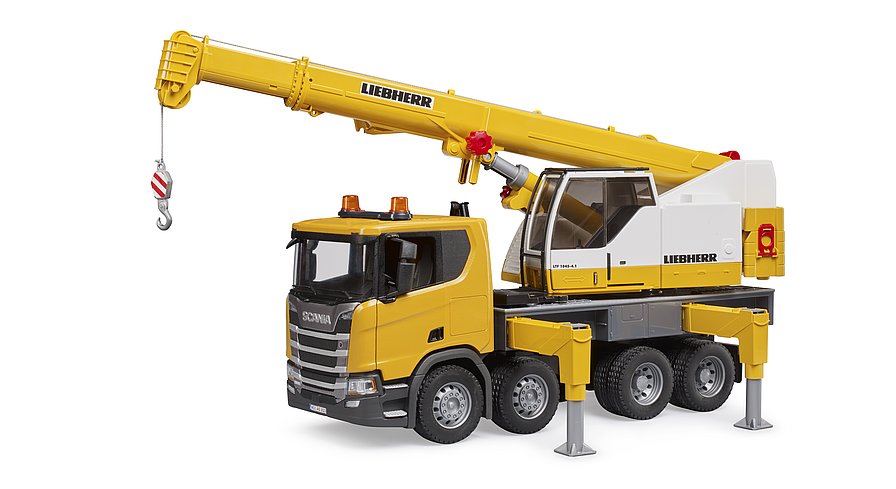 Bruder Scania R-Serie Liebherr Kran LKW