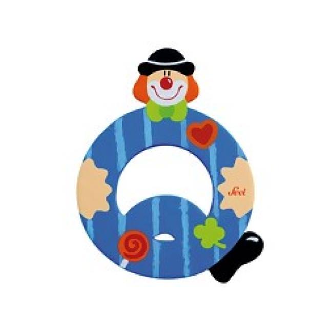 Buchstabe Q Clown