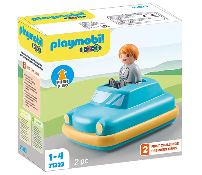 PLAYMOBIL 1 2 3 Push & Go Car