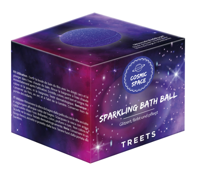 Treets Badekugel Glitzer Cosmic Space