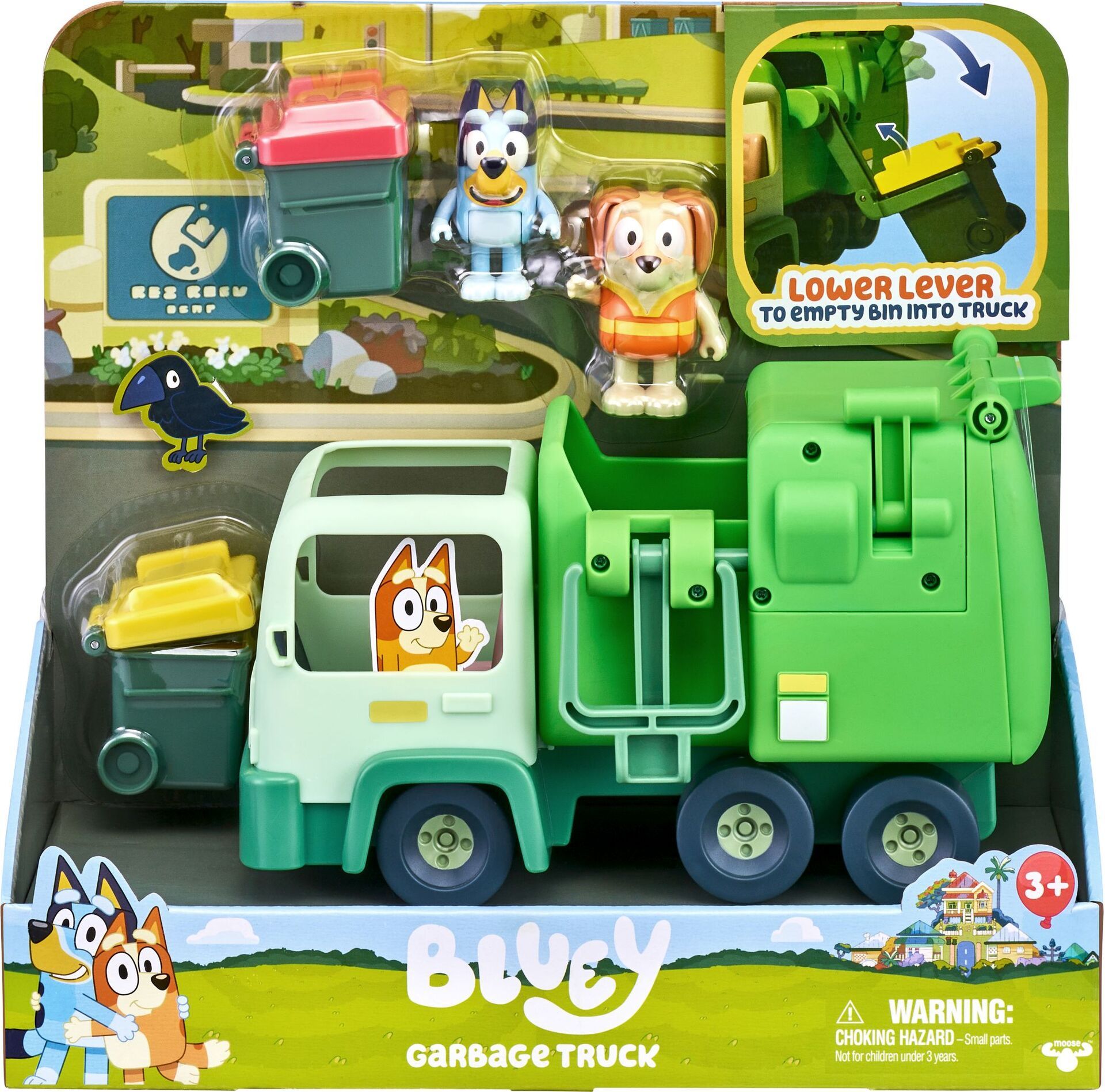 BLUEY Müllwagen Set