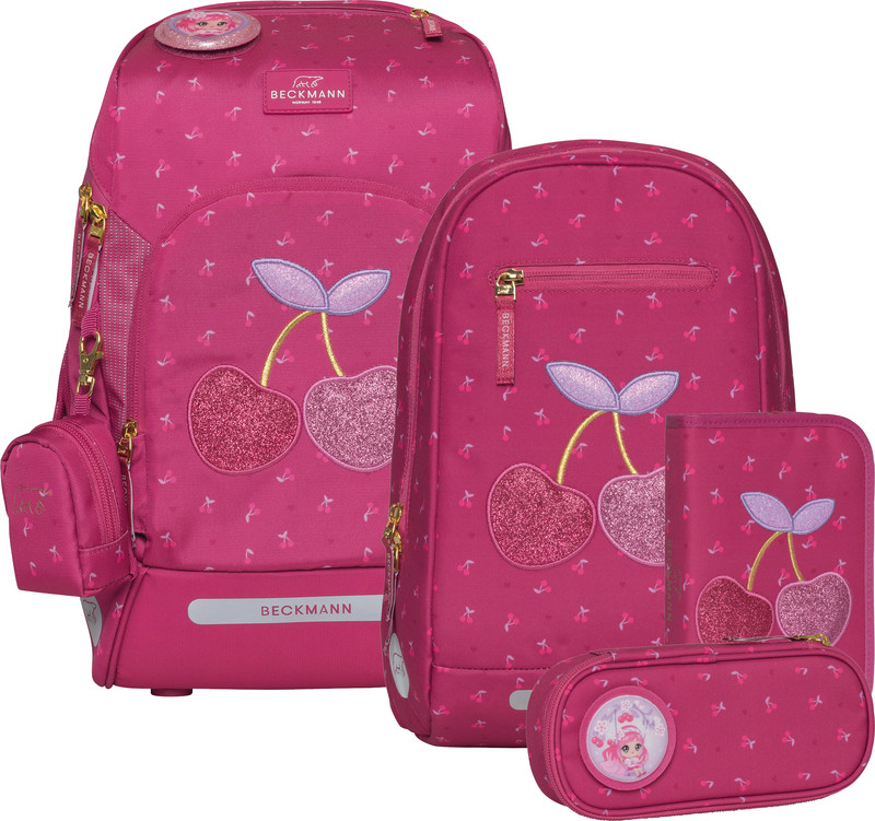 Beckmann Rucksack-Set Air FLX Cherry