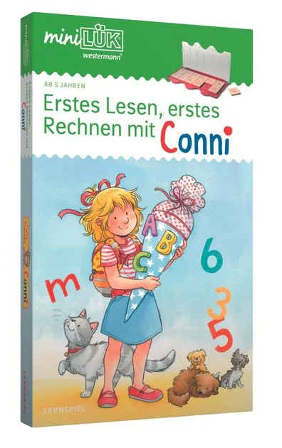 Mini Lük Set erstes Lesen und Rechnen mit Conni