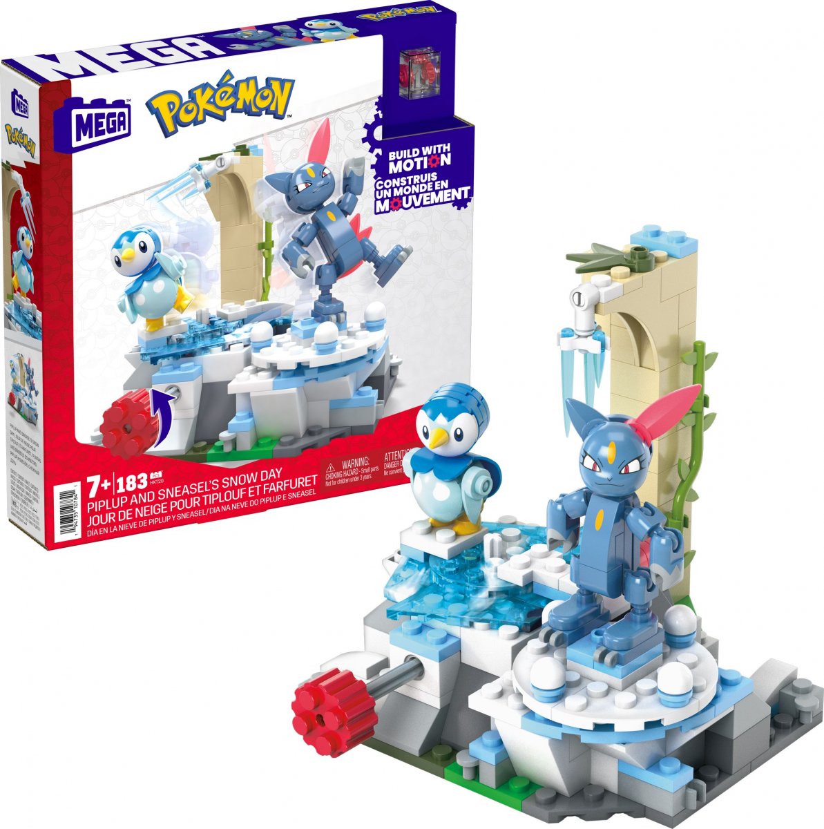 Mattel Mega Construx Pokémon Plinfas und Sniebels Schneetag