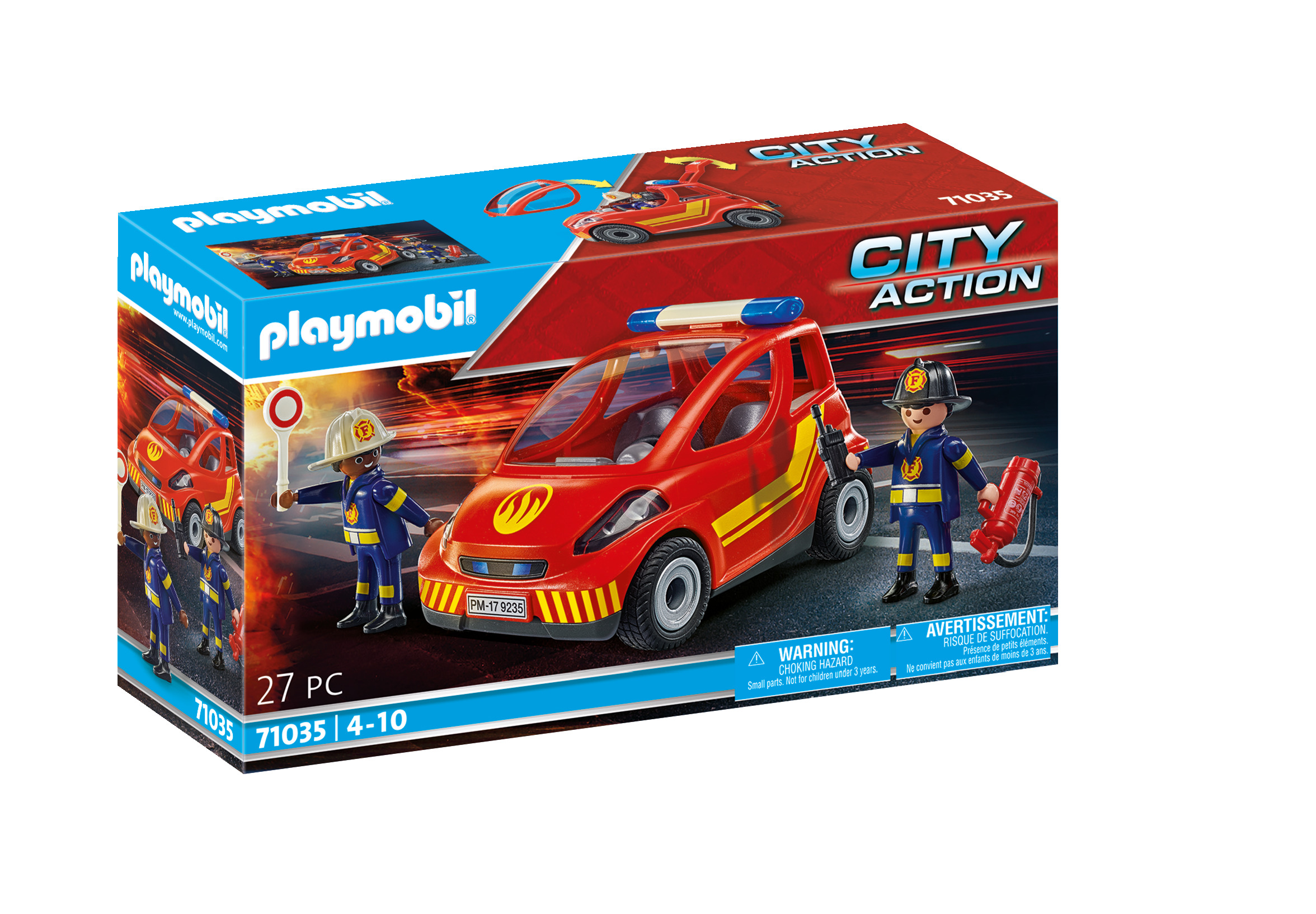 PLAYMOBIL City Life Feuerwehr Kleinwagen 71035