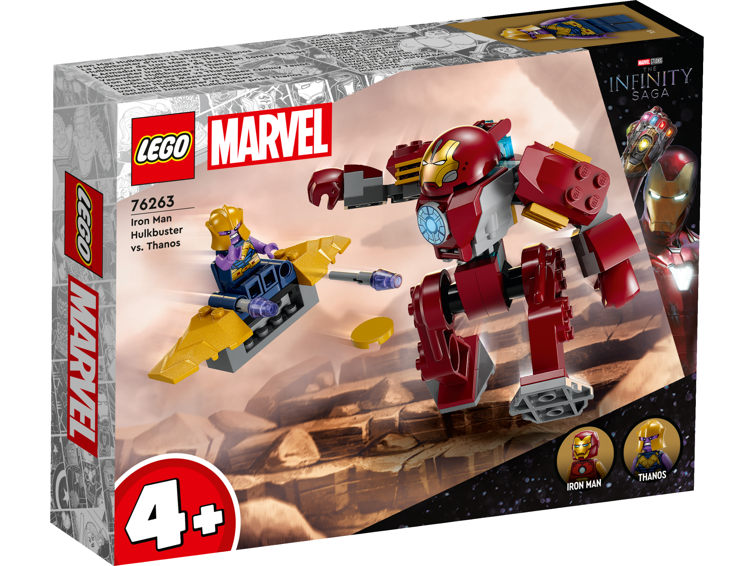 LEGO Marvel Iron Man Hulkbuster vs. Thanos 76263